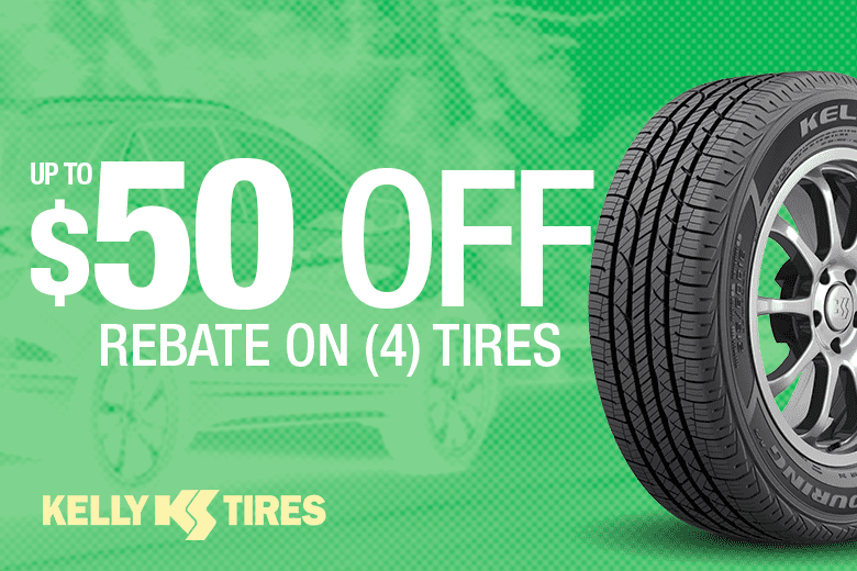 Up To $50 OFF Rebate on (4) Tires