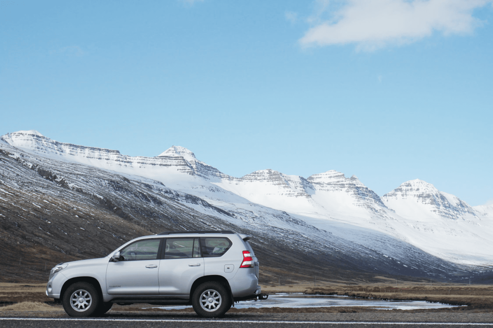 Toyota SUV with Michelin winter tires