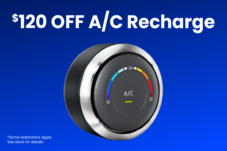 Get $120 OFF A/C Recharge