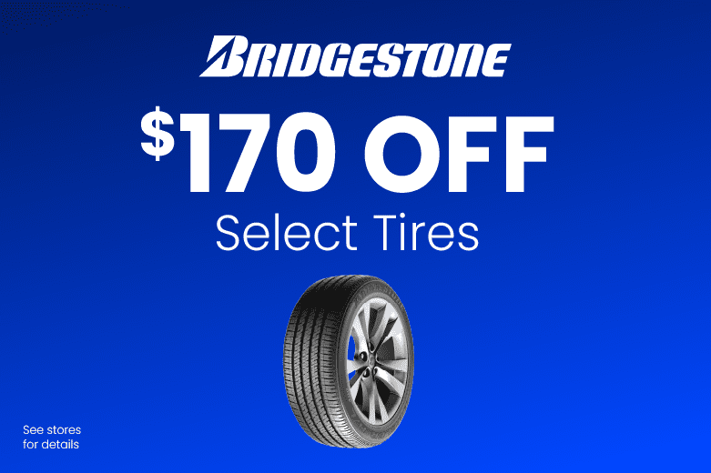 $170 OFF Bridgestone Tires