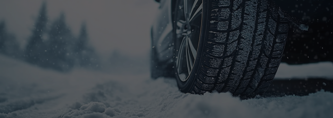 Tire in Snow
